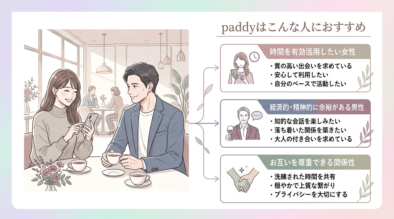 paddyはこんな人におすすめ