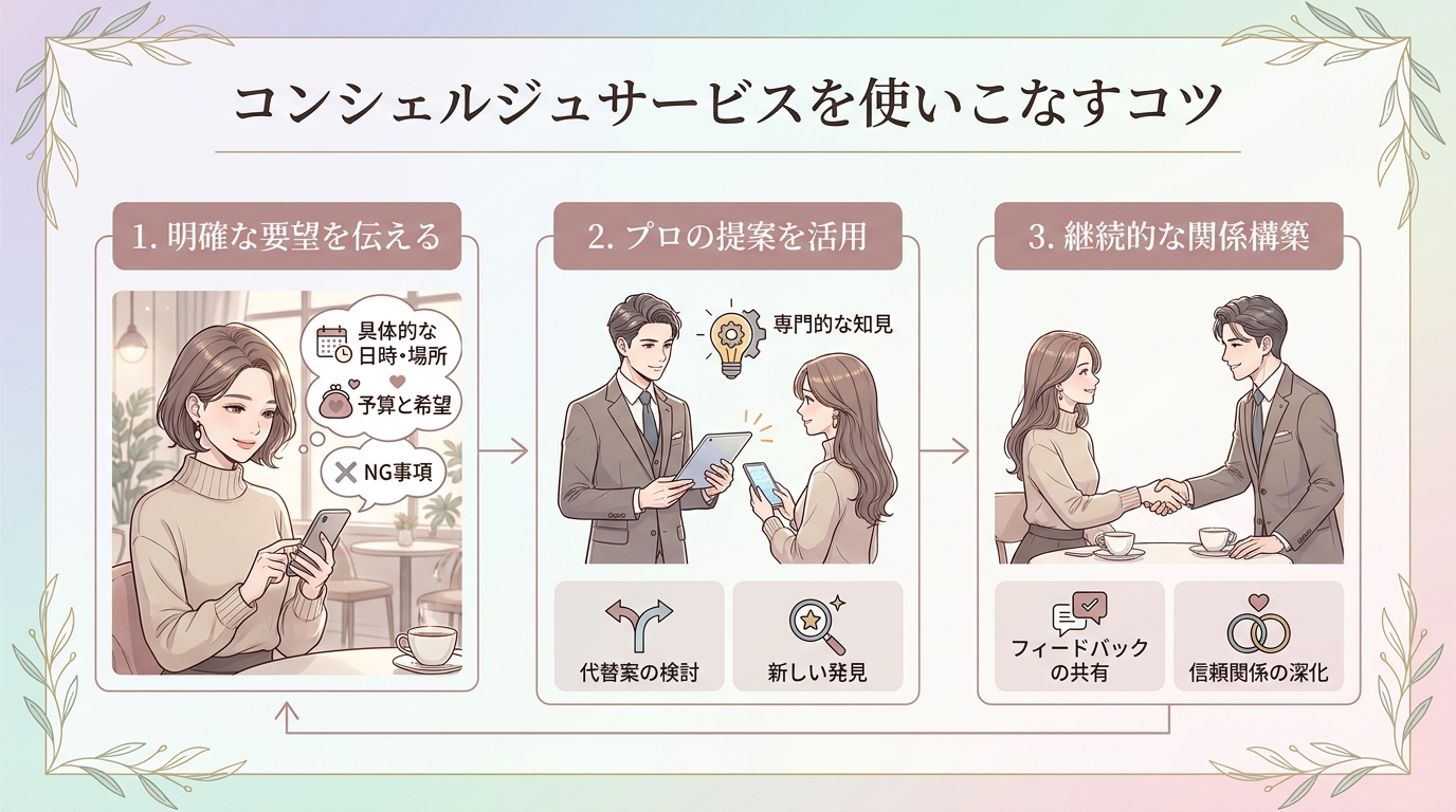 コンシェルジュサービスを使いこなすコツ