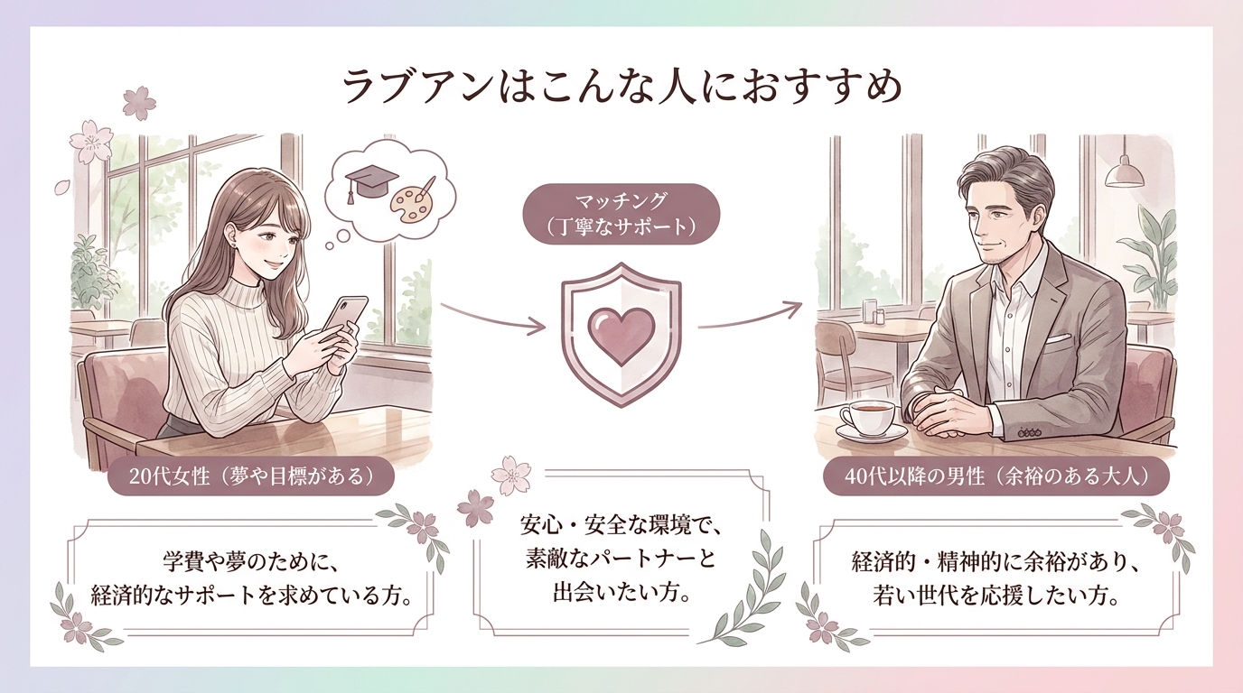 ラブアンはこんな人におすすめ