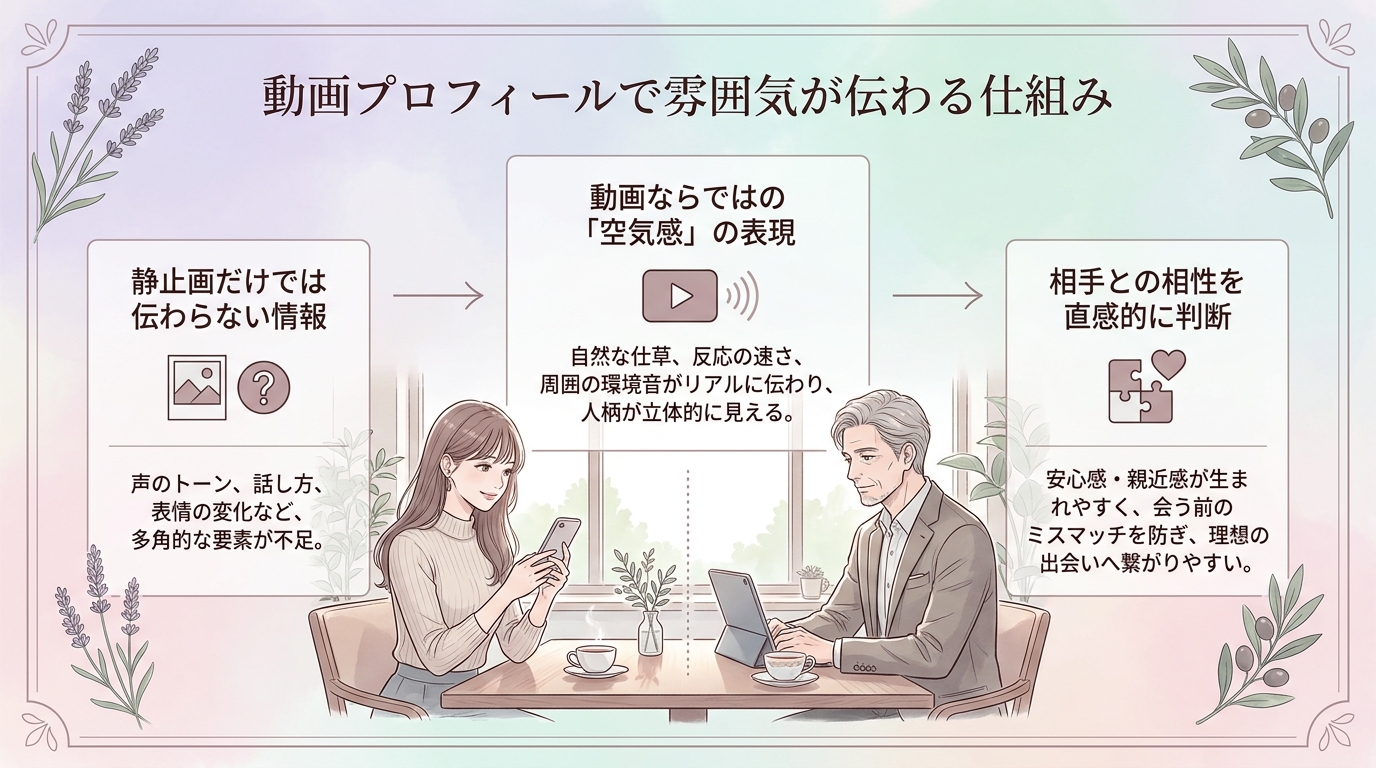 動画プロフィールで雰囲気が伝わる仕組み